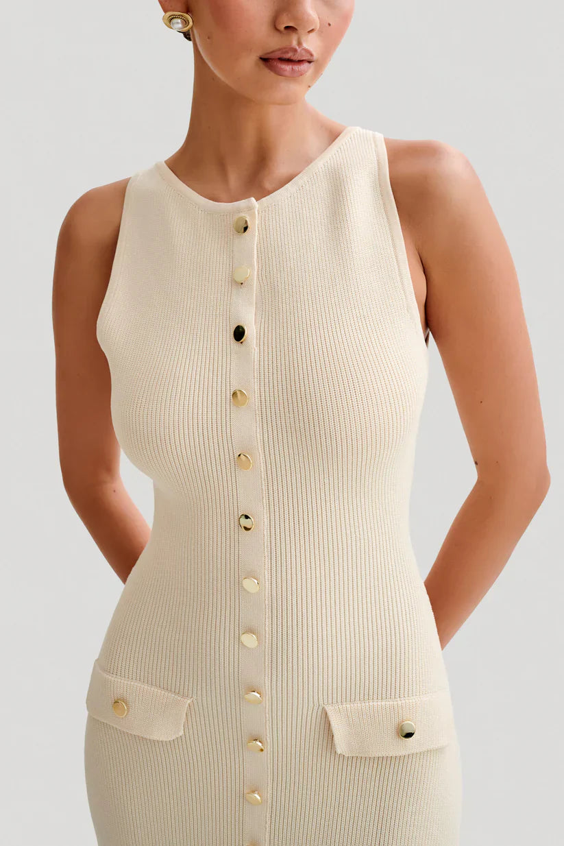 Leeveless Maxi Elbise